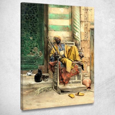 The Goza Smoker Ludwig Deutsch ldt27 canvas print 
