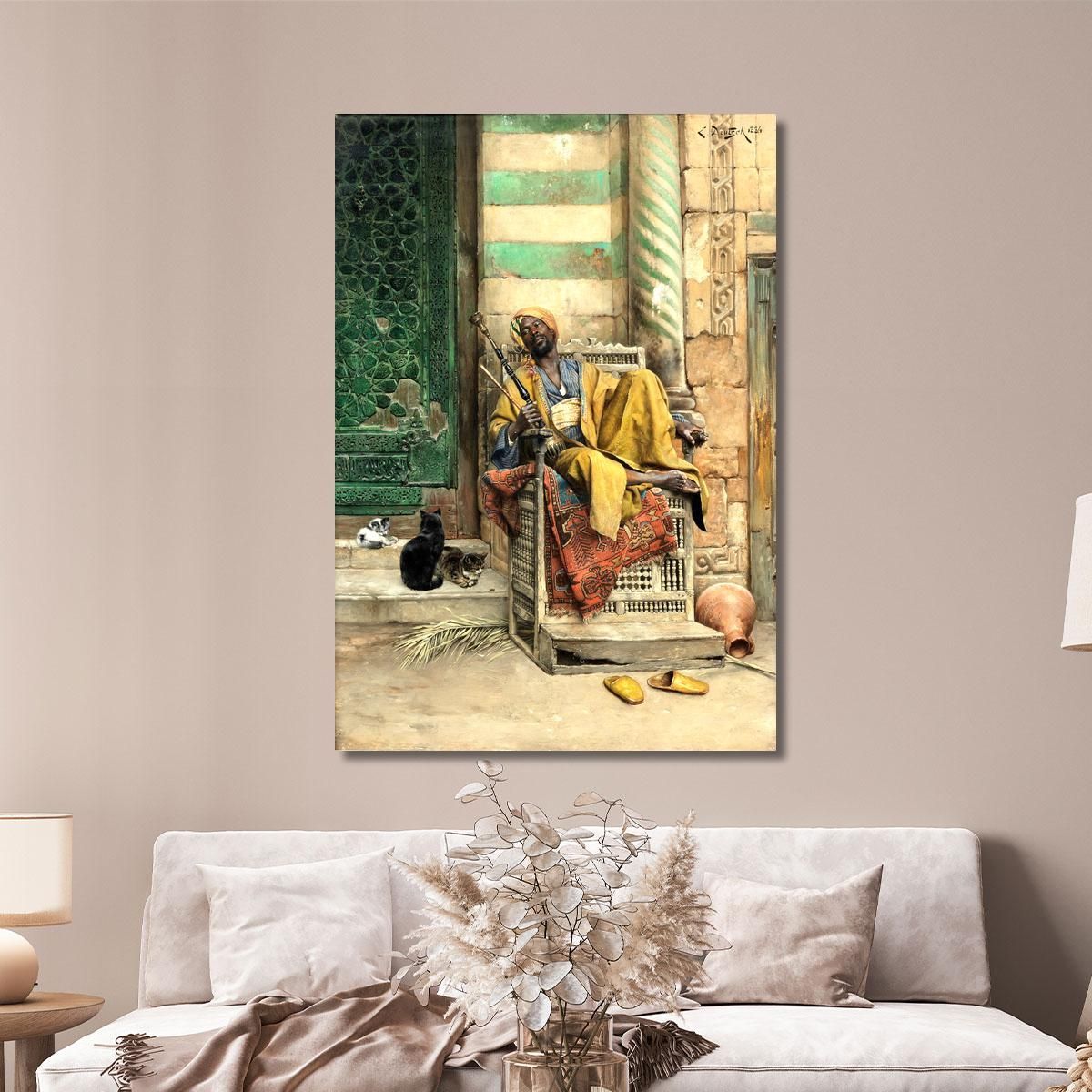 The Goza Smoker Ludwig Deutsch ldt27 canvas print 