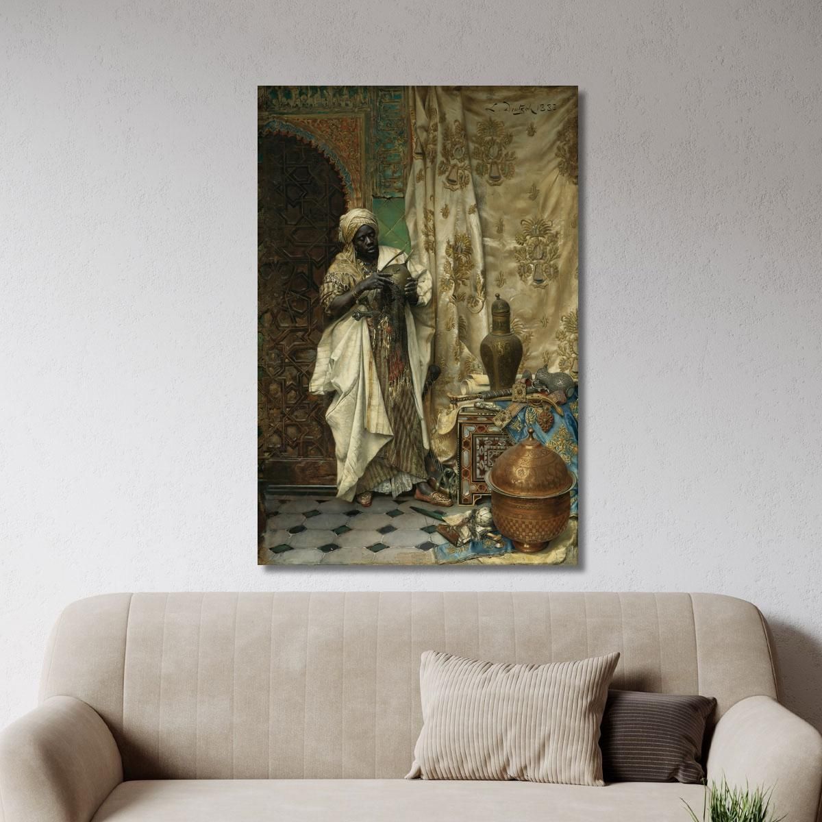 The Inspection Ludwig Deutsch ldt29 canvas print 
