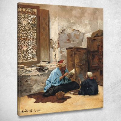 The Lesson Ludwig Deutsch ldt30 canvas print 