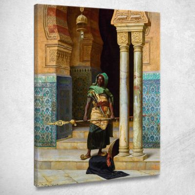 The Nubian Guard Ludwig Deutsch ldt32 canvas print 
