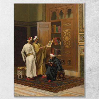 The Scholars Ludwig Deutsch ldt38 canvas print 