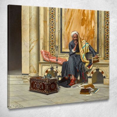 The Scribe Ludwig Deutsch ldt40 canvas print 