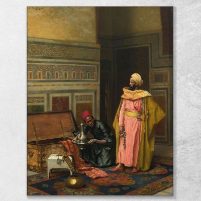 The Treasure Chest Ludwig Deutsch ldt44 canvas print 