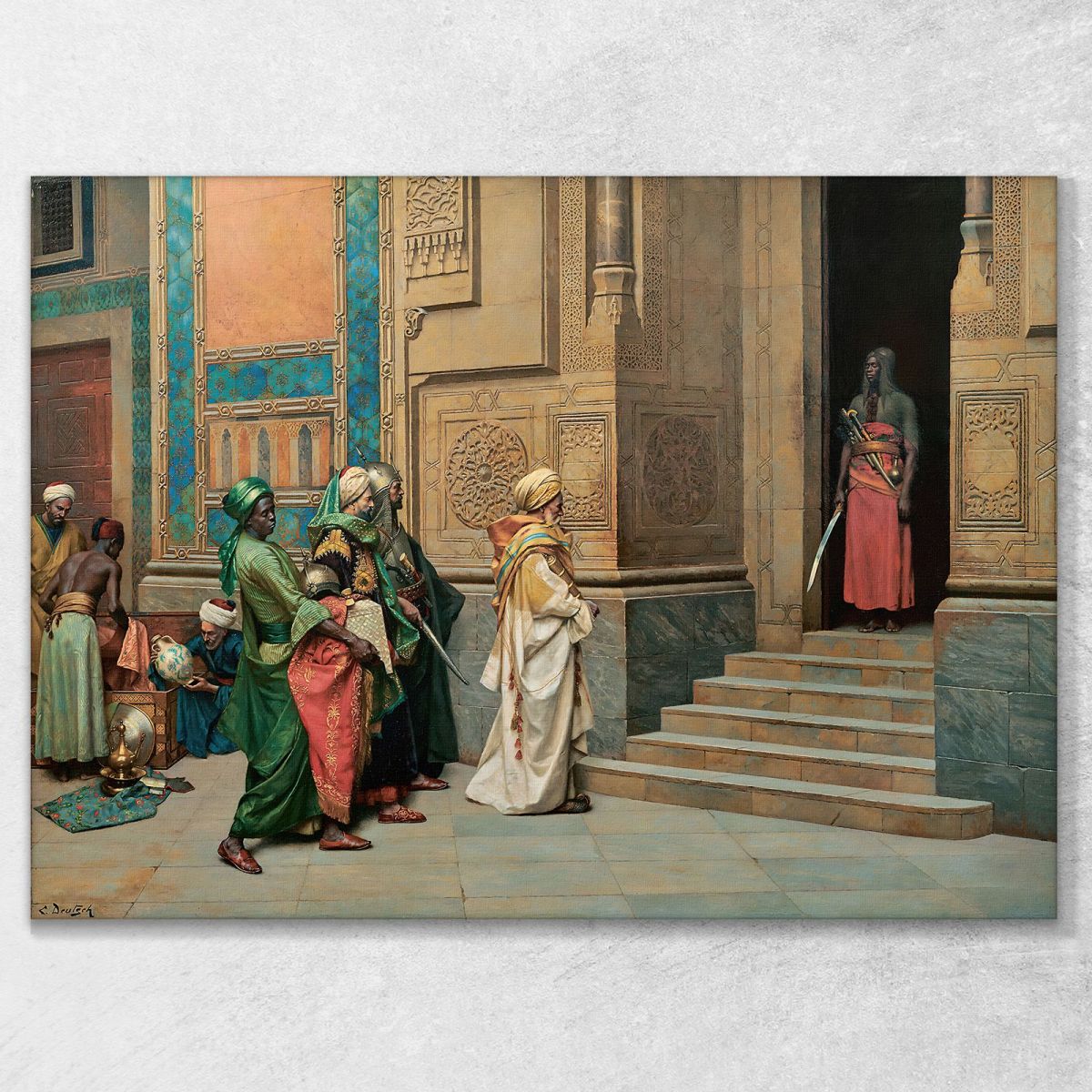 The Tribute Ludwig Deutsch ldt45 canvas print 