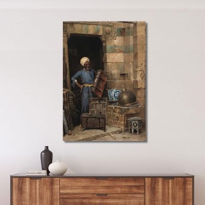The Woodworker Ludwig Deutsch ldt47 canvas print 