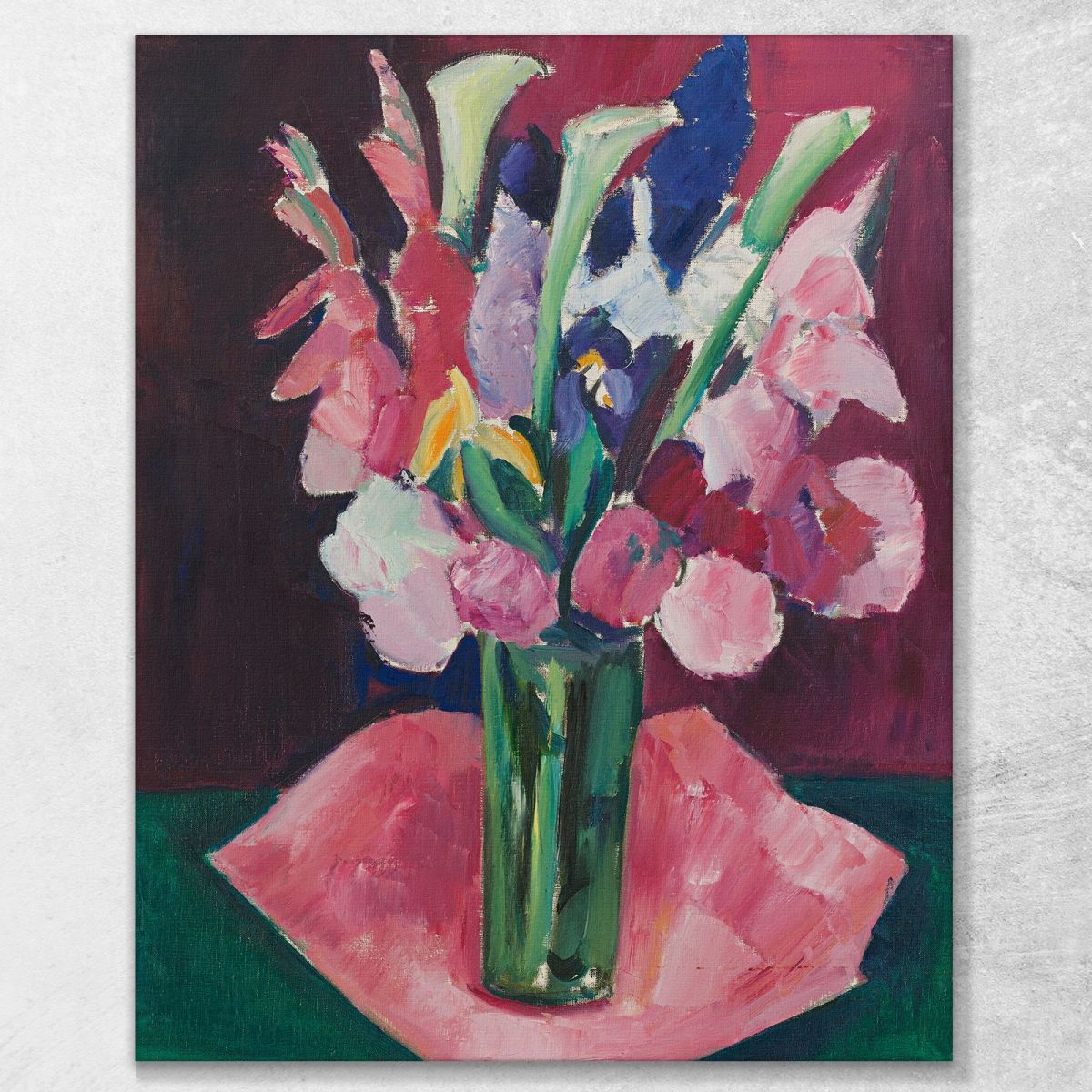 Flowers In A Vase Marsden Hartley mhr10 canvas print 