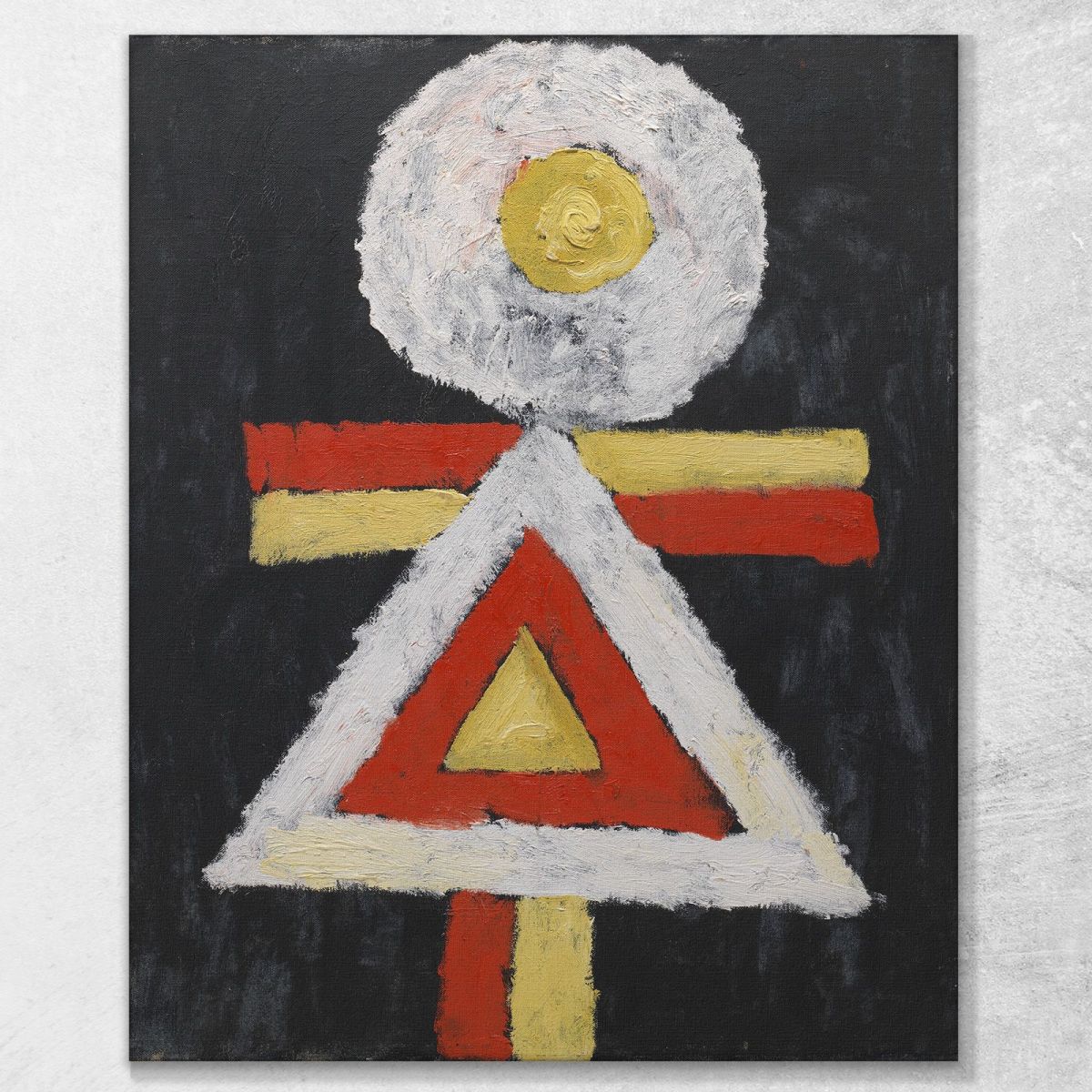 Geometric Figure Marsden Hartley mhr11 canvas print 