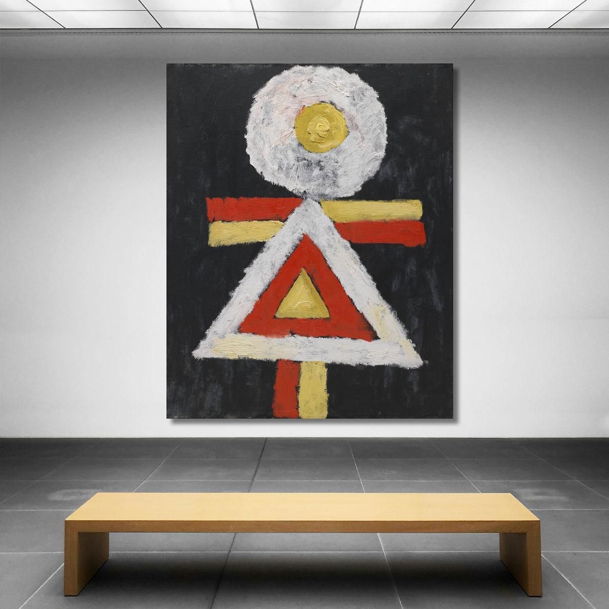 Geometric Figure Marsden Hartley mhr11 canvas print 