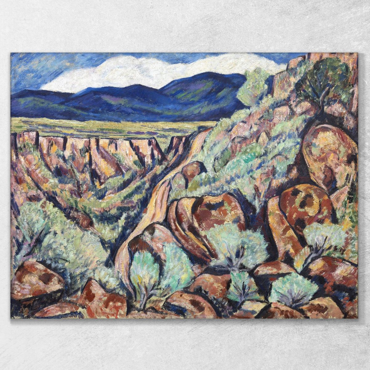 Landscape New Mexico Marsden Hartley mhr14 canvas print 