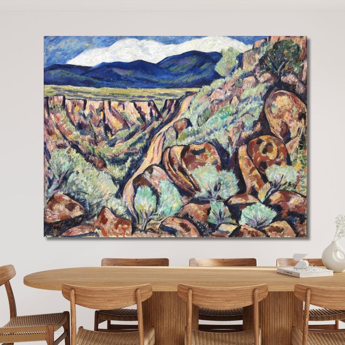 Landscape New Mexico Marsden Hartley mhr14 canvas print 