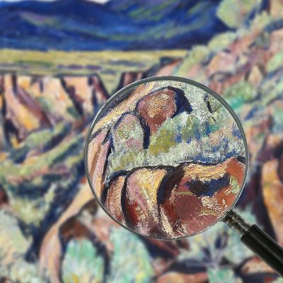 Landscape New Mexico Marsden Hartley mhr14 canvas print