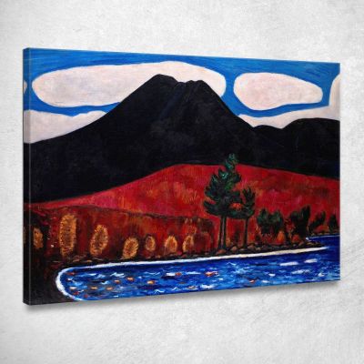 Mt. Katahdin Maine Autumn Marsden Hartley mhr18 canvas print 