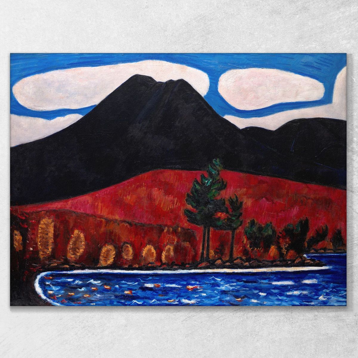 Mt. Katahdin Maine Autumn Marsden Hartley mhr18 canvas print 