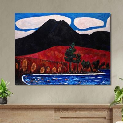 Mt. Katahdin Maine Autumn Marsden Hartley mhr18 canvas print 