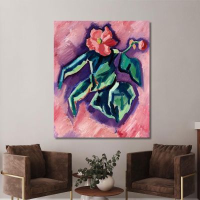 Pink Begonias Marsden Hartley mhr26 canvas print 