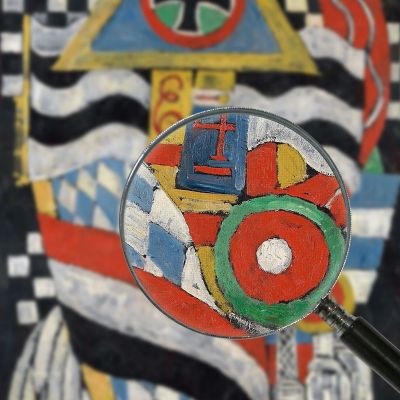 Portrait Of A German Officer Marsden Hartley mhr28 canvas print