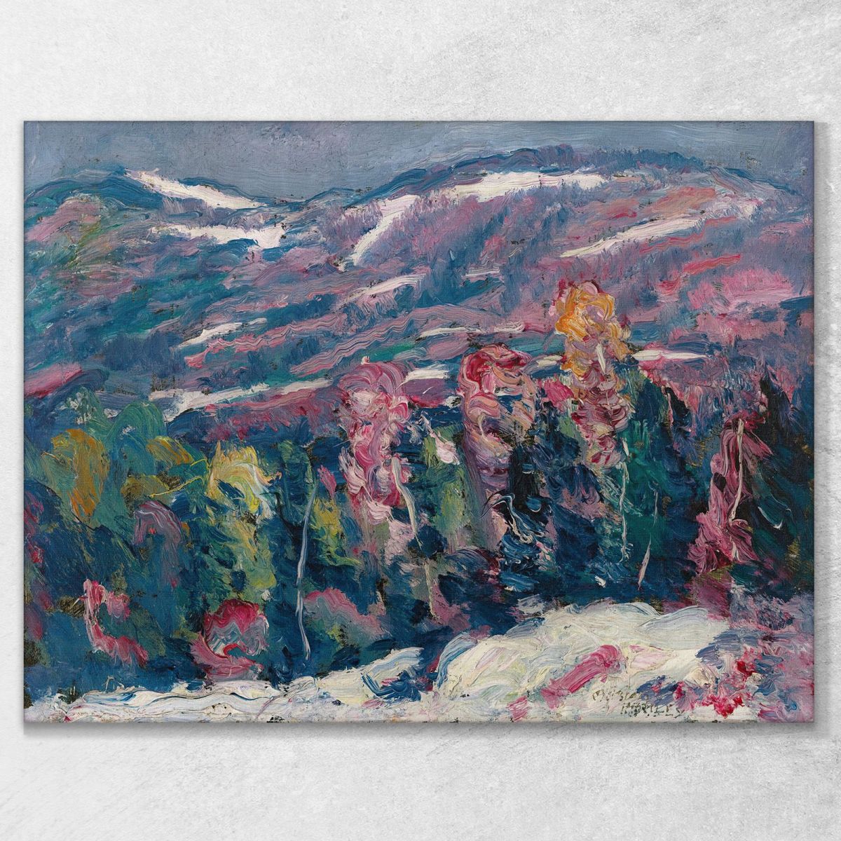 Song Of Winter Marsden Hartley mhr34 canvas print 