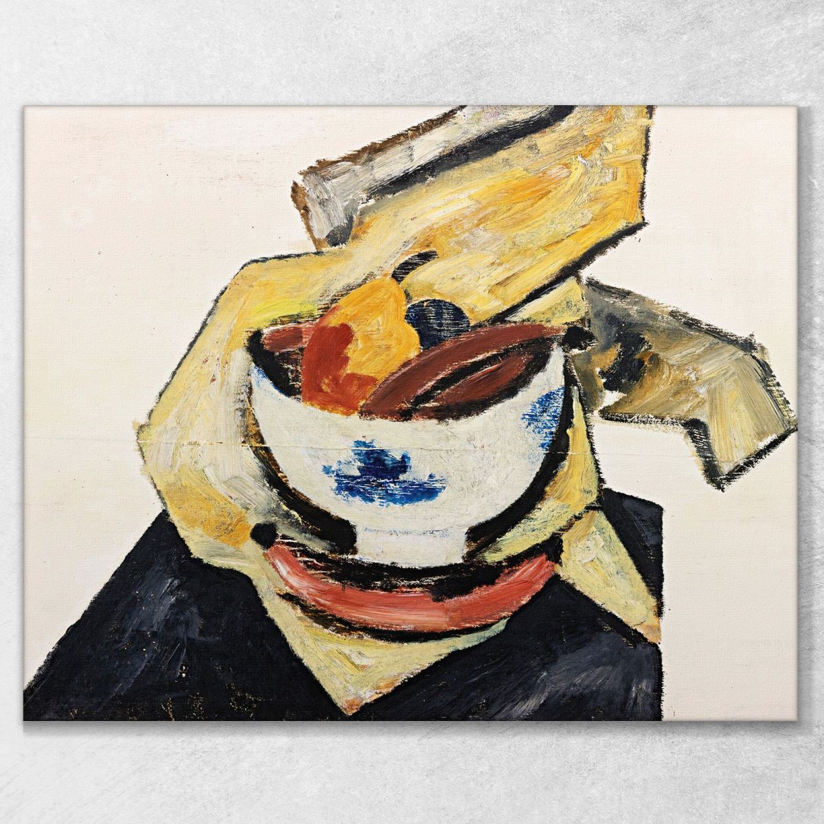 Still Life With White Bowl Marsden Hartley mhr42 canvas print 