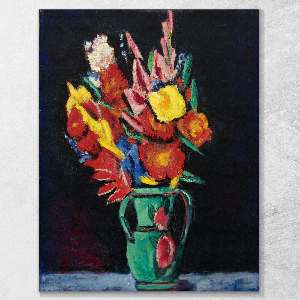 Still Life With Flowers Marsden Hartley mhr44 canvas print 