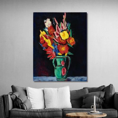 Still Life With Flowers Marsden Hartley mhr44 canvas print 