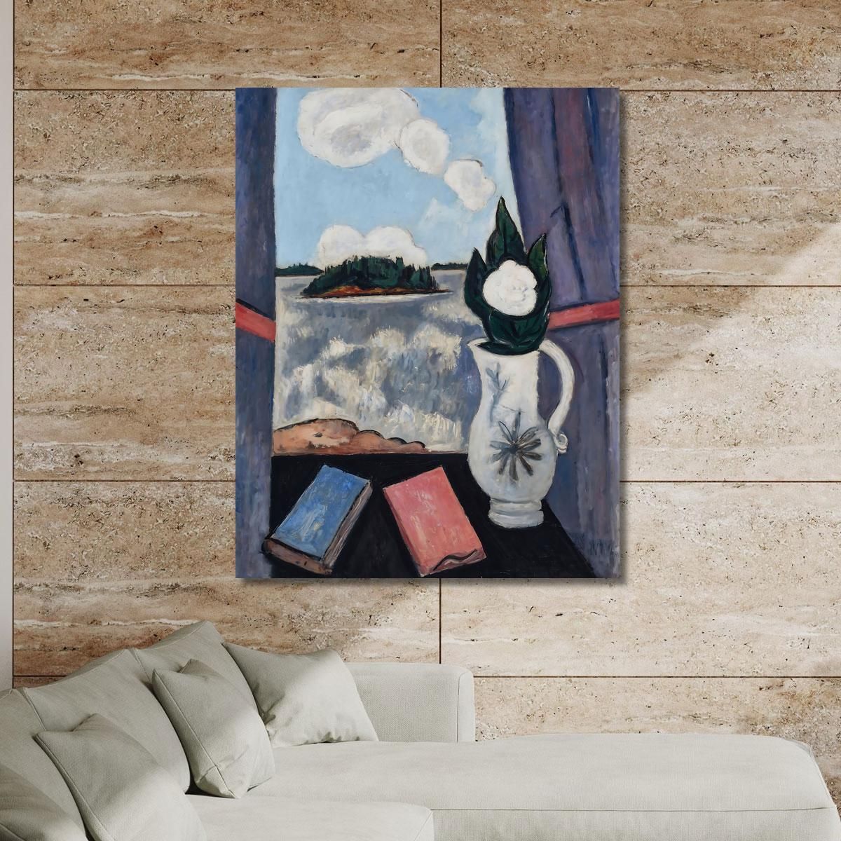 Summer Sea Window Marsden Hartley mhr47 canvas print 