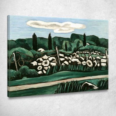 The Last Stone Walls Dogtown Marsden Hartley mhr49 canvas print 