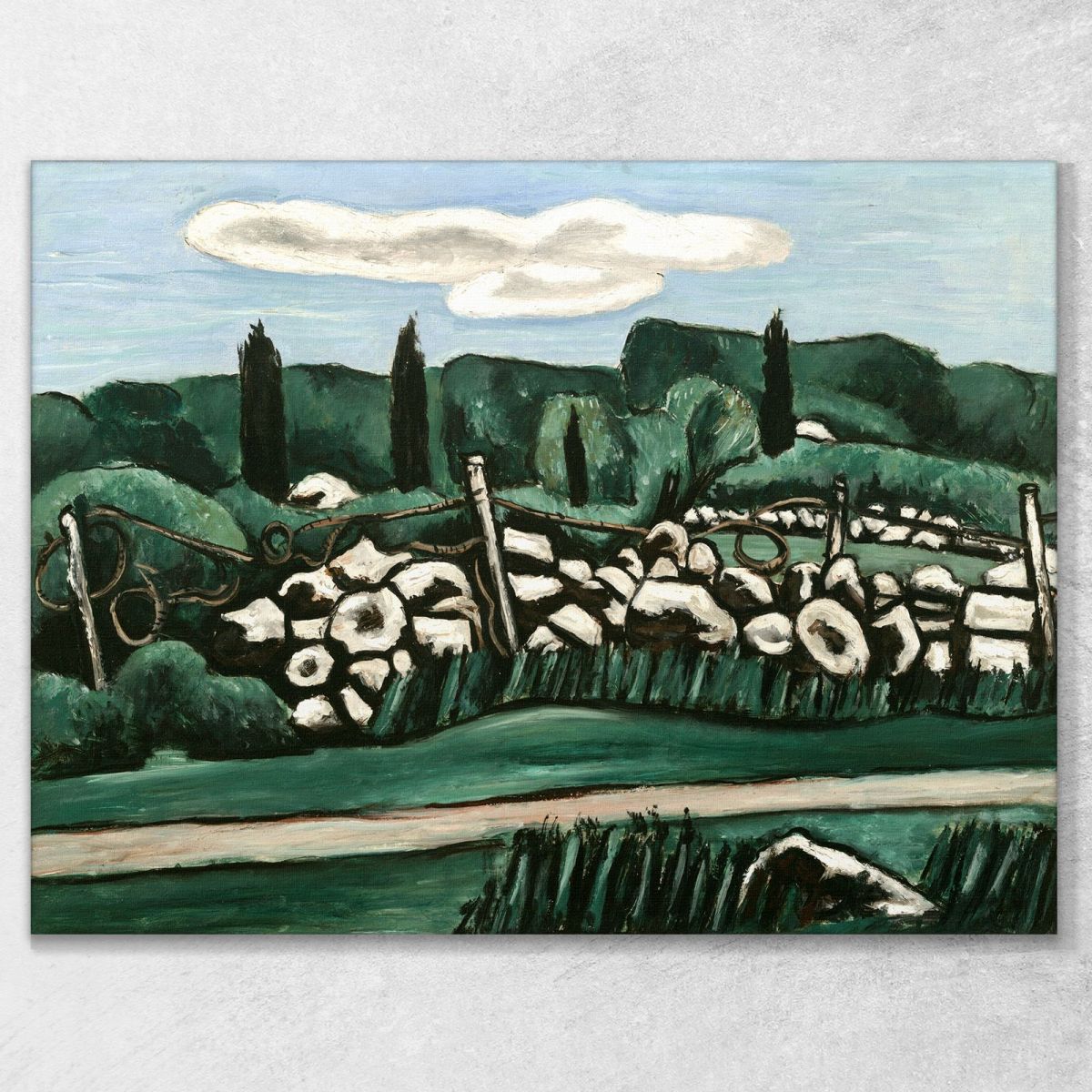 The Last Stone Walls Dogtown Marsden Hartley mhr49 canvas print 