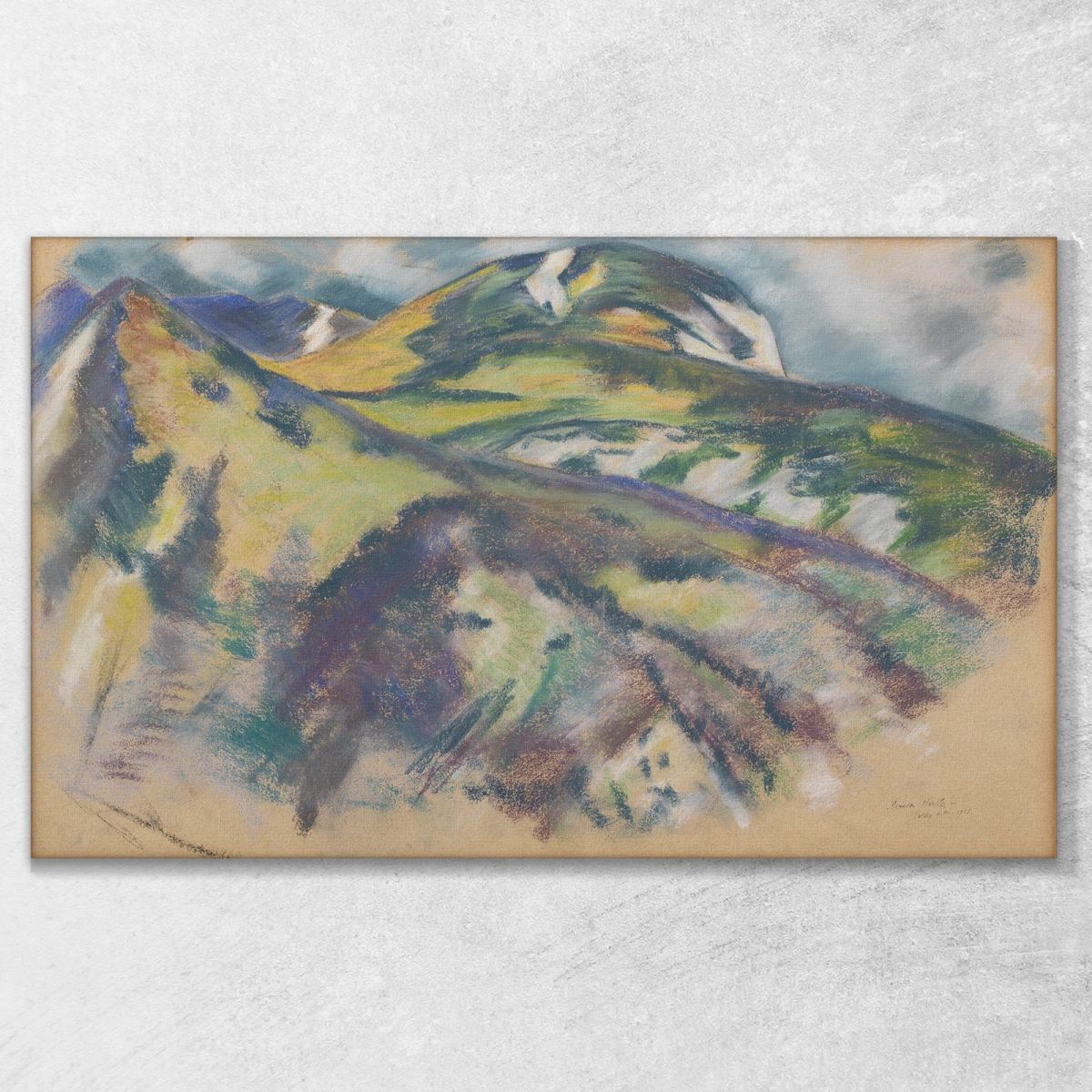 Valdez Hills Marsden Hartley mhr52 canvas print 