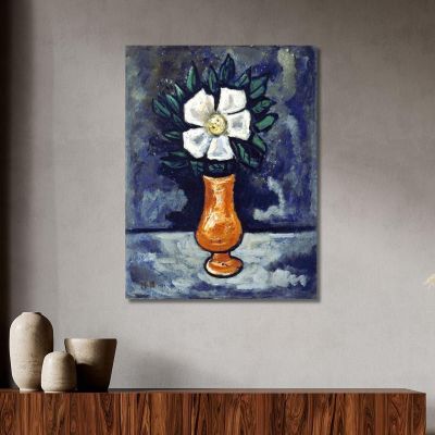 White Flower Marsden Hartley mhr57 canvas print 