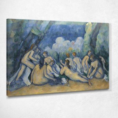 Bagnanti The Great Bathers Paul Cézanne pcz8 canvas print 