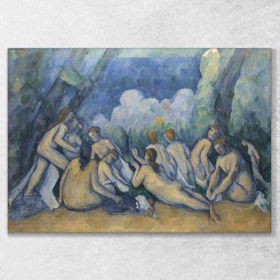 Bagnanti The Great Bathers Paul Cézanne pcz8 canvas print 