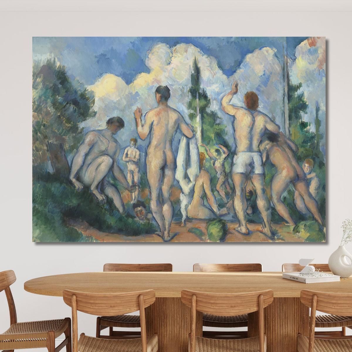 Bathers Paul Cézanne pcz9 canvas print 