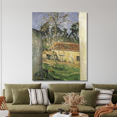 Courtyard Paul Cézanne pcz23 canvas print 