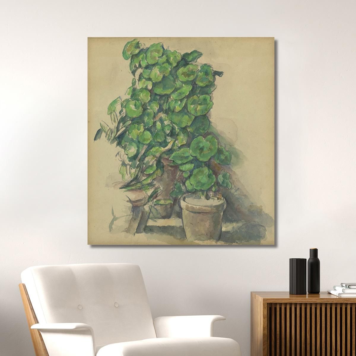Geraniums Paul Cézanne pcz28 canvas print 
