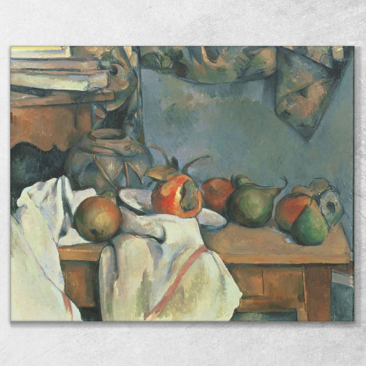 Ginger Pot With Pomegranate And Pears Paul Cézanne pcz29 canvas print 