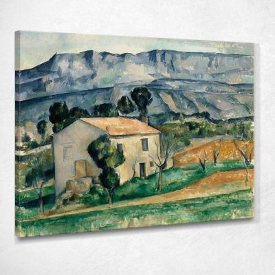 House In Provence Paul Cézanne pcz34 canvas print 