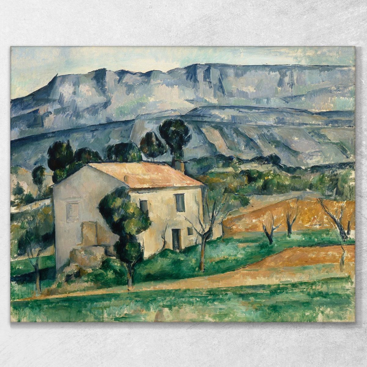 House In Provence Paul Cézanne pcz34 canvas print 