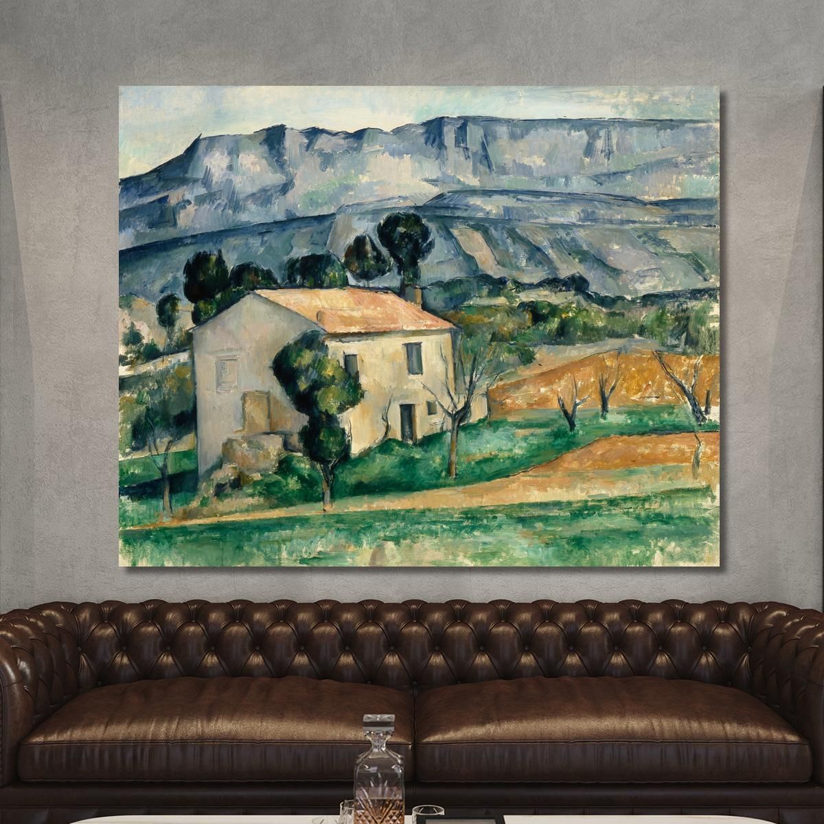 House In Provence Paul Cézanne pcz34 canvas print 
