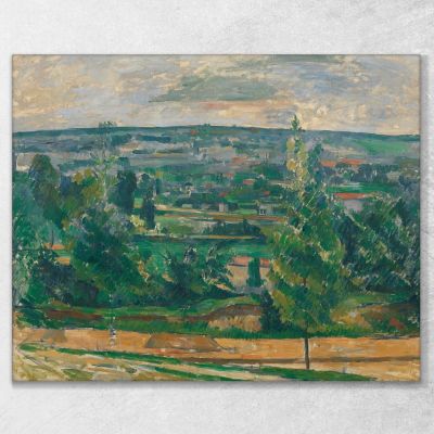 Landscape By Jas De Bouffan Paul Cézanne pcz43 canvas print 