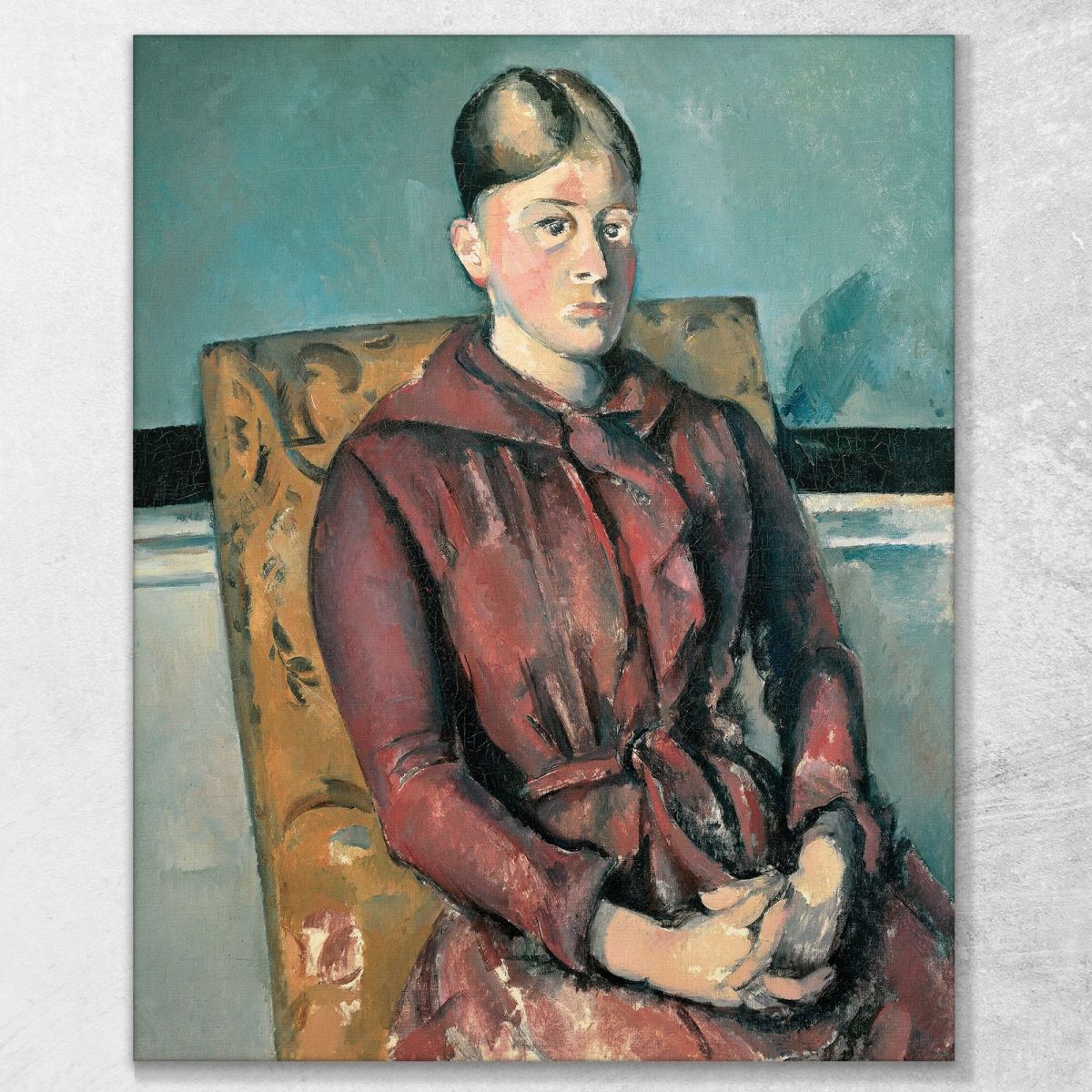Madame Paul Cézanne pcz53 canvas print 