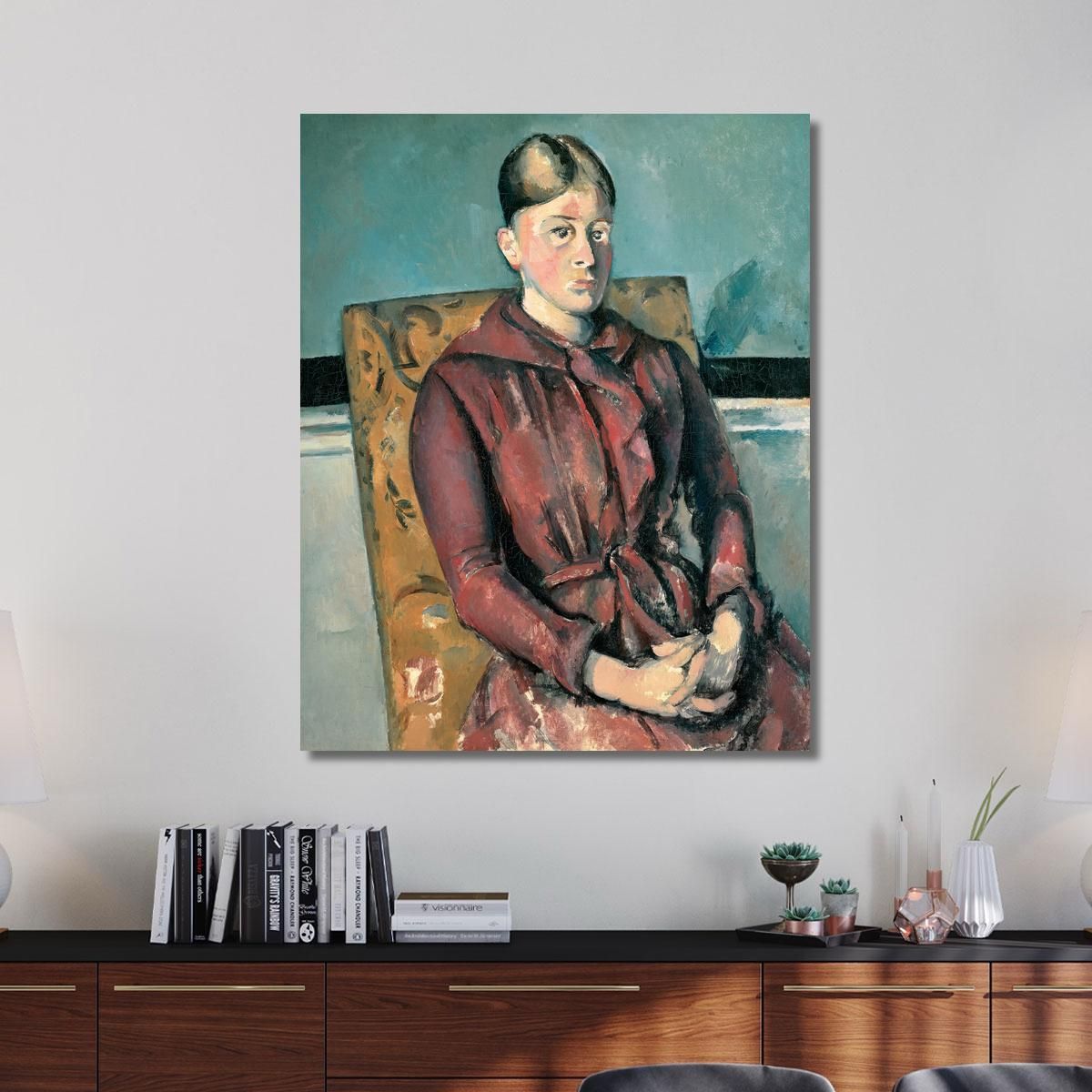 Madame Paul Cézanne pcz53 canvas print 