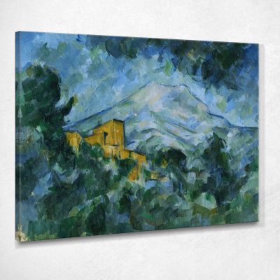 Mont Sainte-Victoire E Château Noir Paul Cézanne pcz63 canvas print 