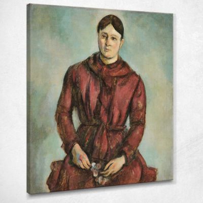 Madame Cézanne In A Red Dress Paul Cézanne pcz69 canvas print 