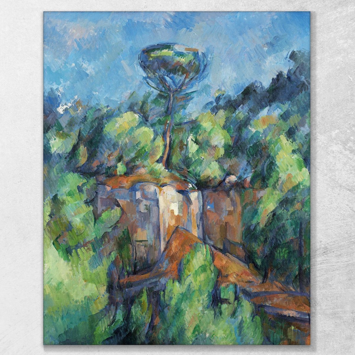 Cava A Bibémus Paul Cézanne pcz79 canvas print 