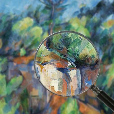 Cava A Bibémus Paul Cézanne pcz79 canvas print