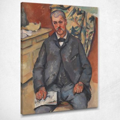 Seated Man Paul Cézanne pcz81 canvas print 