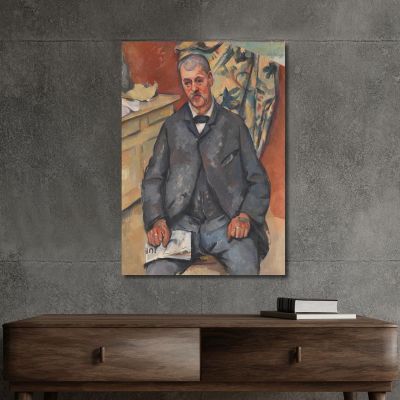 Seated Man Paul Cézanne pcz81 canvas print 