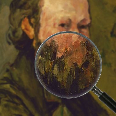 Self Portrait Paul Cézanne pcz85 canvas print