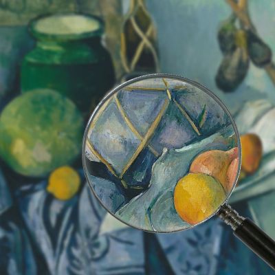 Still Life With Jar Of Ginger And Eggplant Paul Cézanne pcz87 canvas print